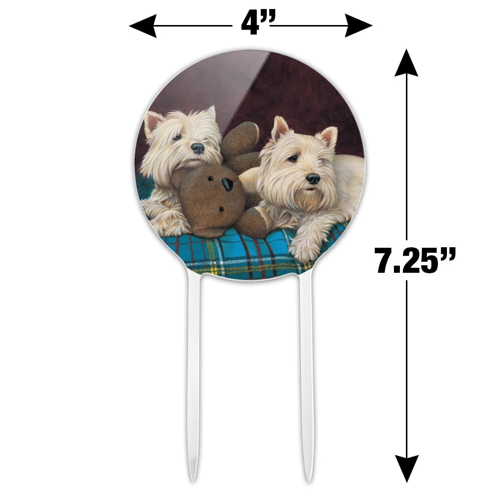 PERSONALISED WESTIE TERRIER DOG ANNIVERSARY BIRTHDAY ANY OCCASION CARD Insert