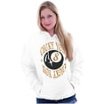 thumbnail image 3 of Urban Streetwear Lucky You 8 Ball Hoodie Sweatshirt Women Men Brisco Brands X, 3 of 6