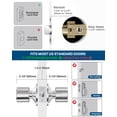 thumbnail image 4 of Cerradura de puerta de entrada sin llave Signstek Smart Code en níquel satinado, 4 of 8