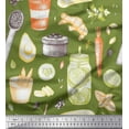 thumbnail image 1 of Soimoi Velvet Fabric Jar & Mix Vegetable Printed Craft Fabric by the Yard 58 Inch Wide, 1 of 1