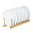 thumbnail image 4 of High-quality Solid Wood Bamboo Plate Racks Multipurpose Shelves Solid Wood Drainboard Kitchen Pot Lid Holder Dish Drain Dish Rack, 4 of 8