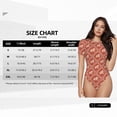 thumbnail image 5 of Vsdgher Elephant animal Prinr Short Sleeve Body suit for Womens, Sexy Onesie One Piece Round Neck Bodysuit Shapewear Tummy Control-Large, 5 of 7