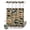 Beige, Brown, Black, Orange, variant on No Hook Shower Curtain, Farmhouse Elk Bear Shower Curtains for Bathroom with See Through Top Window, Country Fish Maple Leaves House Trees Waterproof & Washable Bath Curtain Small Stall 36"x78"