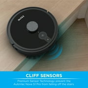 iHome AutoVac Nova S1 Pro Robot Vacuum — LIDAR Smart Mapping, Self-Empty Base, 150-Min Runtime & Strong Suction for Hard Floors & Carpet