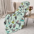 thumbnail image 3 of Disketp Lighthouse Cozy Flannel Fleece Throw Blanket: Has a velvety texture for All Seasons - Perfect for Women, Men, & Kids"80"x60", 3 of 6