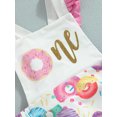 thumbnail image 5 of First Birthday Baby Girl Outfit One Print Romper Dress Donut Onesie Tutu Dresses 1st Birthday Girl Outfits, 5 of 6