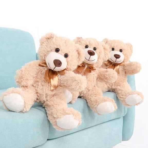 MorisMos 3 Packs Teddy Bear 13.8'' Cute Soft Stuffed Animal Plush Toys