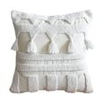 thumbnail image 1 of Fundas De Almohada, Funda De Almohada De 45X45 Cm, ​​Borlas De Mechón De Estilo Boho Netural para Decoración del Hogar, Sala De Estar Netural, Dormitorio, Hogar, 1 Pieza, 1 of 5