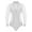 White, variant on Hansber Men's Mock Neck Long Sleeve Latin Dance Leotard Shirt Ballroom Samba Latin Dance Bodysuit Top White S