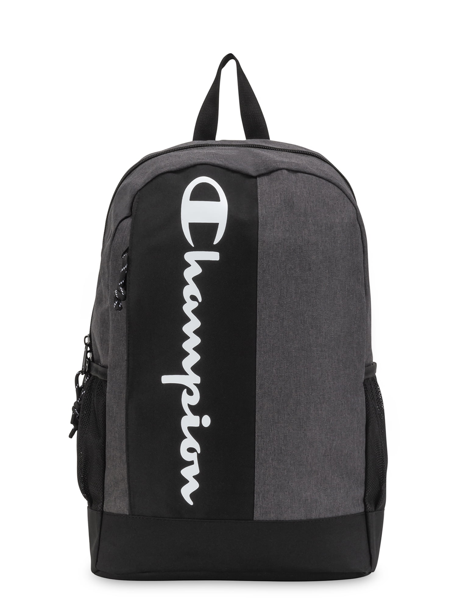 Champion Unisex Franchise Grey Black Backpack with Adjustable Straps ...