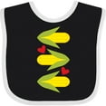 thumbnail image 3 of Inktastic Corn Lover Corn on the Cob Boys or Girls Baby Bib, 3 of 4