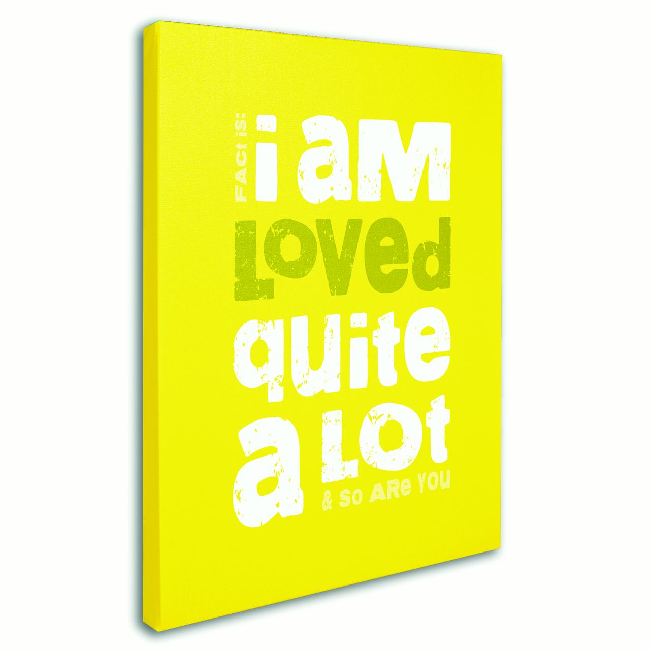 Trademark Fine Art "Loved a Lot I" Canvas Art by Megan Romo