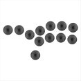 thumbnail image 1 of 12 Piezas de Tapas de Botones de Repuesto para Controlador Arcade, Botón Mecánico , Accesorios de Bricolaje, Color Negro, 1 of 5