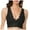 R103-Black, variant on Women's Lace Bralette Padded Bras For Women V-Neck Lace Bra No Underwire Bralettes Comfort Wireless Bras Everyday Brassiere Comfort Everyday Bras