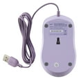thumbnail image 3 of Onn. 3-Button Wired USB Mouse with Scroll Wheel - Lavender, 3 of 4