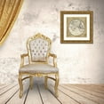 thumbnail image 3 of Schlabach, Sue 15x15 Gold Ornate Wood Framed with Double Matting Museum Art Print Titled - French World Map II, 3 of 4