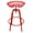 Red, variant on Leigh Country TX 97007 Tractor Seat Swivel Stool KD, Metallic