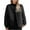 Black, variant on Herrnalise Jackets For Women Winter Long Sleeve Solid Color Button Pockets Retro Loose Thicken Coat Top Shackets For Women 2024 fall Khaki,M