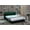 Black, variant on Full Size Platform Bed Upholstered Bed Frame Bedroom LED Light Headboard with Color Changing LED Light Slats Bed Black