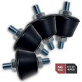 thumbnail image 4 of Silent Bloc Conique Compatible avec Climatiseur M8 | Lot 4 Silent Bloc M8 | Pied Anti Vibration | Compatible avec Support Mural Climatiseur Reversible, 4 of 5