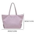 thumbnail image 2 of Bolso de mano casual Bolso de hombro de nailon Bolso grande de moda para mujer Verde, 2 of 8