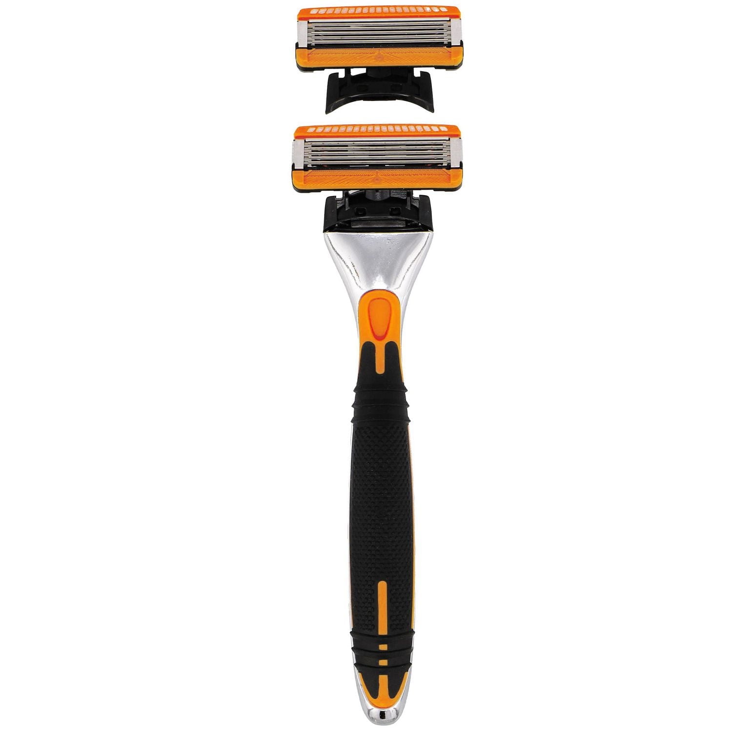 Rasoir à 5 lames pour hommes avec lame de précision et 2 cartouches Equate 1 manche, 2 cartouches