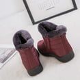 thumbnail image 4 of Botas de invierno para mujer, zapatos de nieve impermeables, botines casuales planos, zapatos de talla grande Wmkox8yii ghj1130, 4 of 8