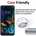 thumbnail image 2 of Vultic [3 Pack] Screen Protector for LG Q60 [Case Friendly], Tempered Glass Film Cover, 2 of 5