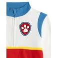 thumbnail image 4 of Paw Patrol Ryder Fleece Cosplay Half Zip Sweatshirt Colorblock Toddler to Big Kid, 4 of 5