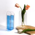 thumbnail image 3 of Nordic Style Bright Color Flower Vases Translucent Acrylic Vase Floral Container Vase Flower Decoration Home Birthday Gift, 3 of 4
