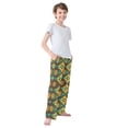 thumbnail image 3 of FORMRS Boys Pajama Pants with Pockets Size 11-12Y Kids Lounge Sleep Bottoms, Geometric Patterns, 3 of 8