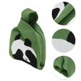 thumbnail image 3 of Unique Bargains 1 Pc Knitted Wrist Bag Cute Animal Gift Bag Green, 3 of 5