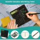 thumbnail image 2 of The scientific calculator and notepad desk three-in-one folding function calculator supports solar energy and button batteries, 2 of 5