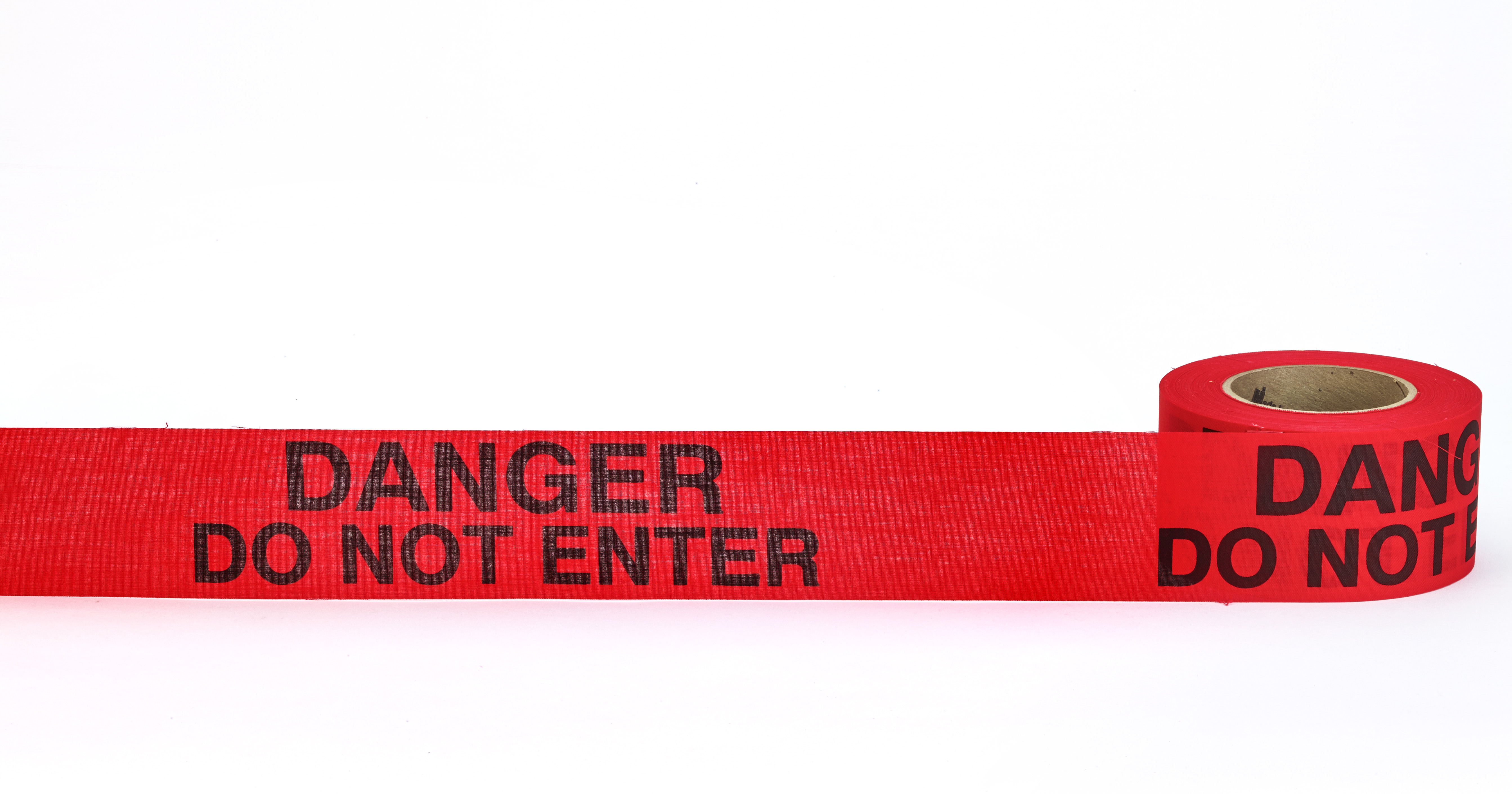 Repulpable Tape, "Danger Do Not Enter", 2" x 45 YDS, Red (Pack of 30