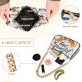 thumbnail image 2 of FORMRS Womens Shoulder Bag with Chain Strap Clutch Purse Cute Tote Handbag, Autumn Day with Cocoa Pattern, 2 of 7