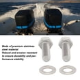 thumbnail image 4 of Outboard Water Pump Impeller Screws, Excellent Sealing  and Secure 2PCS Water Pump Impeller Repair Kit  for 2 4 Stroke 15HP Boat Engine, 4 of 7