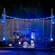 thumbnail image 4 of Guirnalda de luces solares JMEXSUSS, paquete de 4, 100 LED azules, 10 m, IP65, 4 of 8