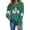MEICHANG-ER1-Army Green, variant on Meichang Halloween Crew Neck Sweatshirt Women Ghost Graphic Sweatshirts Oversized Long Sleeve Pullover Holiday Party Sweatshirt