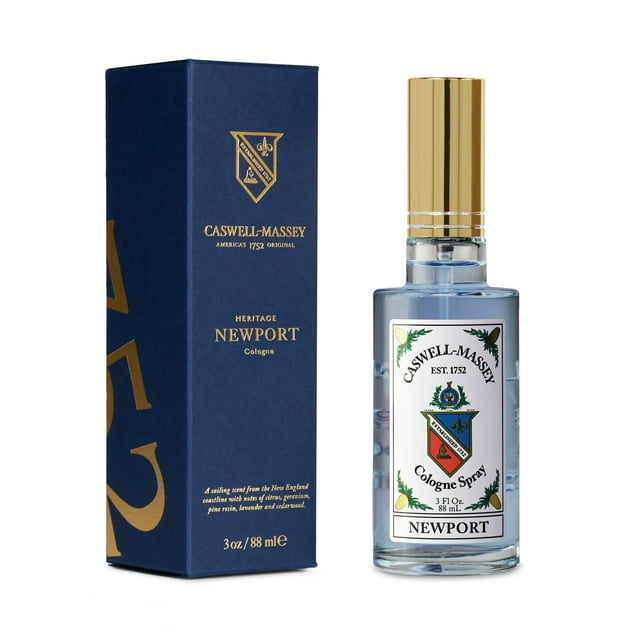 Colonia en aerosol Caswell-Massey Gold Cap Newport, 90 ml, para hombre
