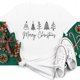 thumbnail image 1 of Ropa Kawaii de Feliz Navidad para mujer, camisa con estampado de patas de perro, camisetas negras de manga corta para mujer, camiseta de Navidad para mujer 2023, 1 of 5