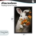 thumbnail image 4 of Stupell Industries Farmhouse Floppy Loves Her Poppies Black Floating Frame Canvas Art, 17 x 25, by Tina LeCour, 4 of 8