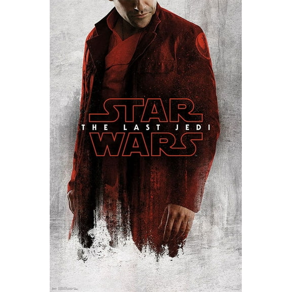 Star Wars: The Last Jedi - Red Poe Wall Poster, 22.375" x 34"