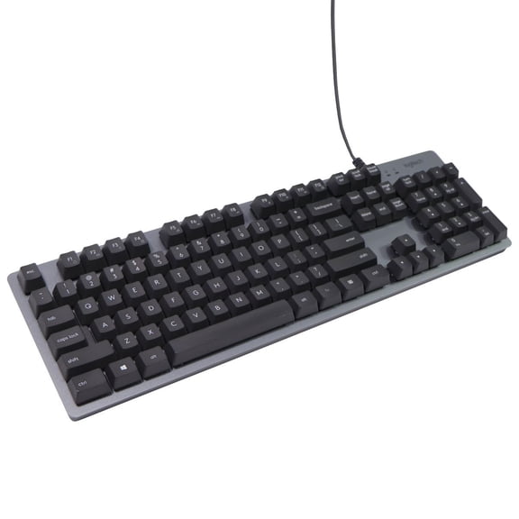 Pre-Owned Logitech K840 Wired Keyboard (Y-U0033) - Slate/Black