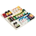 thumbnail image 6 of mDesign Expandable Plastic Spice Rack Kitchen Drawer Organizer - 3 Tiers - Cream, 6 of 8