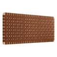 thumbnail image 1 of Pemberly Row Weave Wall-Mount Vegan Leather Queen Headboard in Natural Brown, 1 of 7