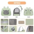 thumbnail image 3 of COSTYLE Cat Backpack Pet Carrier Soft-Sided Cat Bag for Medium Small Dog Cat Bunny, Ventilated Mesh Dog Travel Backpack for Outdoor Use, 3 of 5
