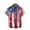 White, variant on Vivianyo HD Short Sleeve Button Down Casual Tee for Men Men's Printed Hort Sleeve Turndown Collar Blouse