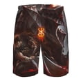 thumbnail image 6 of Berserk Men's Beach Shorts Swim Trunks Casual Quick Dry Board Shorts Swimwear with Mesh Lined and Pockets, 6 of 8
