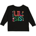 thumbnail image 3 of Inktastic Lil Sis Girls Sister Announcement Gift Girls Long Sleeve Toddler T-Shirt, 3 of 5