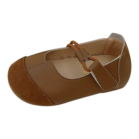

Quealent Little Kid Girls Sandal Cute Toddler Sandals Toddler Girls Pu Material Solid Color Small Leather Shoes Quilted Design Toddler Sandals Size 9 Brown 12.5